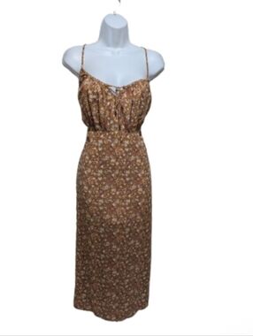 Old Navy Floral Maxi Shift Cami Dress PL LP Cottagecore Milk Maiden #32